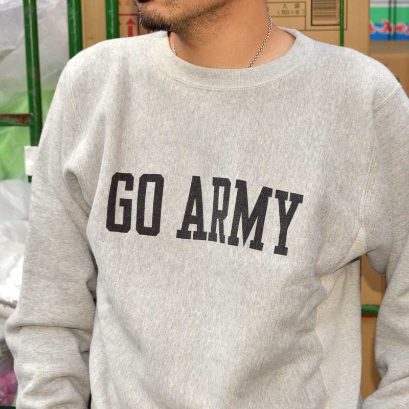 BUZZ RICKSON'S "BR69070" HORIZONTAL KNITTING SWEAT SWEAT SHIRT “GO ARMY BEAT NAVY”