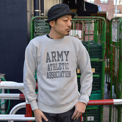 BUZZ RICKSON'S "BR69431" HORIZONTAL KNITTING SWEAT SWEAT SHIRT “ARMY ATHLETIC ASSOCIATION”