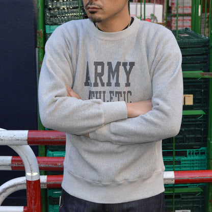 BUZZ RICKSON'S "BR69431" HORIZONTAL KNITTING SWEAT SWEAT SHIRT “ARMY ATHLETIC ASSOCIATION”