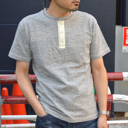 BUZZ RICKSON'S "BR79192" Slub Yarn Henley Neck T-Shirt