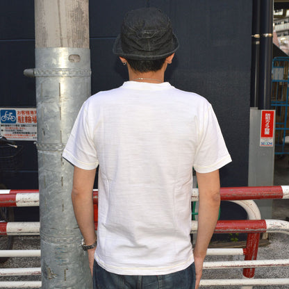 BUZZ RICKSON'S "BR79192" Slub Yarn Henley Neck T-Shirt