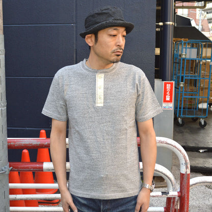 BUZZ RICKSON'S "BR79192" Slub Yarn Henley Neck T-Shirt