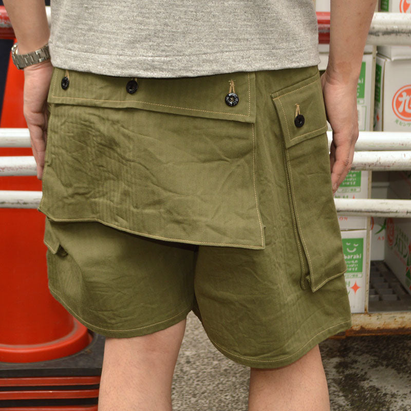 BUZZ RICKSON'S "BR52388" U.S. Marine Corps Herringbone Shorts
