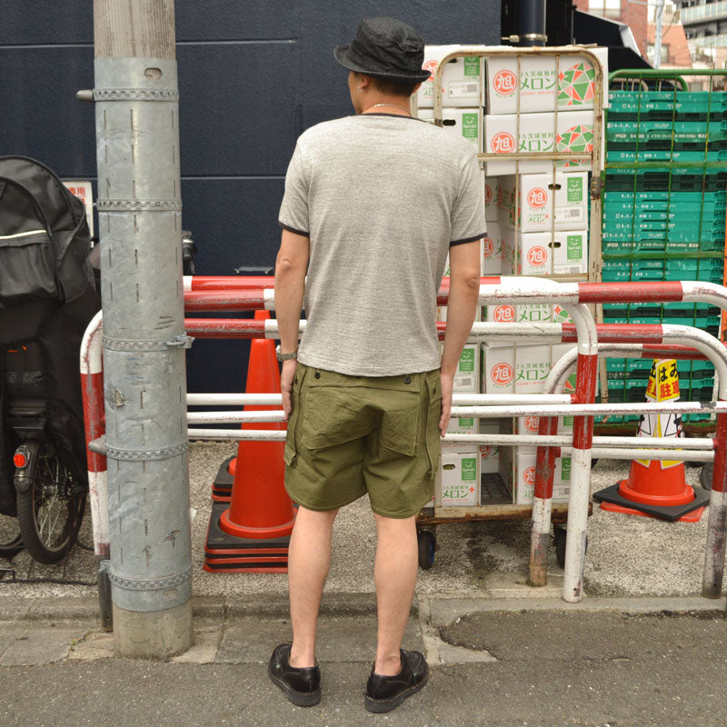 BUZZ RICKSON'S "BR52388" U.S. Marine Corps Herringbone Shorts