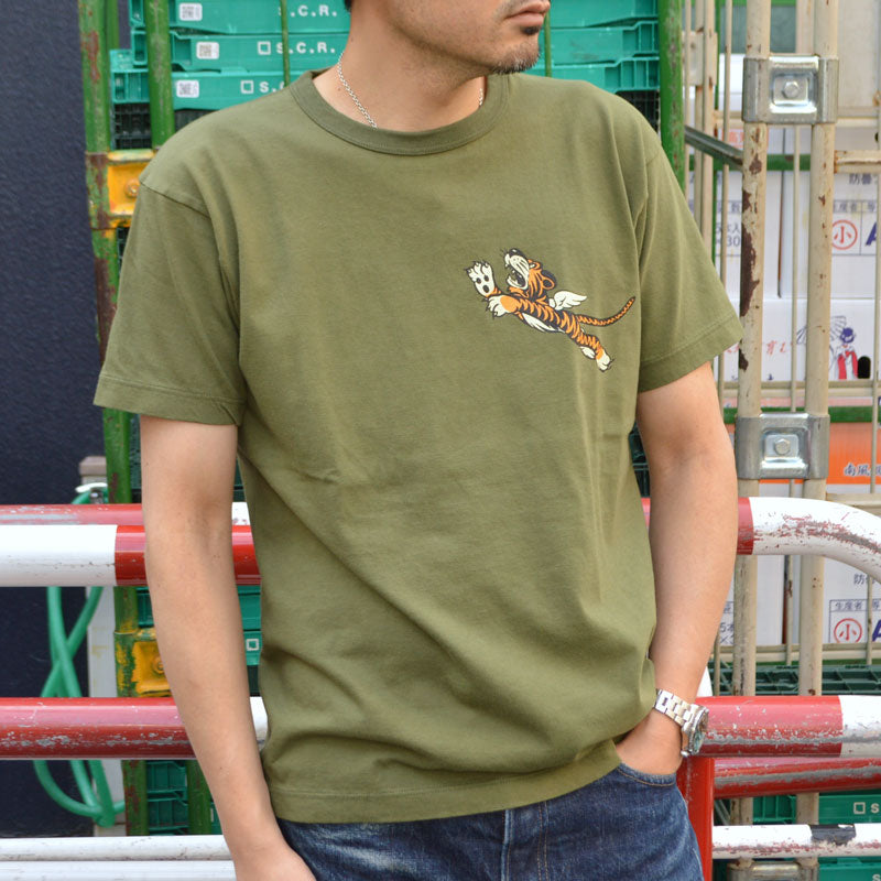 BUZZ RICKSON'S "BR79578" Government Issue T-shirt 14th Air Force Flying Tigers