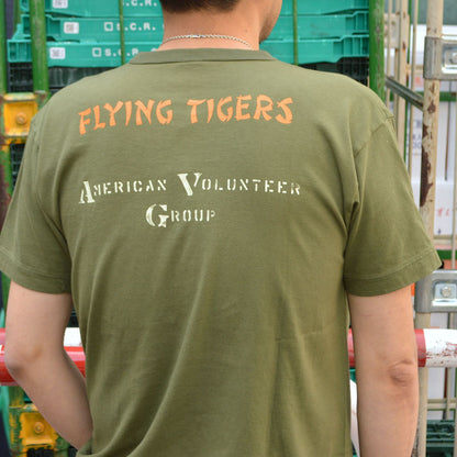 BUZZ RICKSON'S "BR79578" Government Issue T-shirt 14th Air Force Flying Tigers