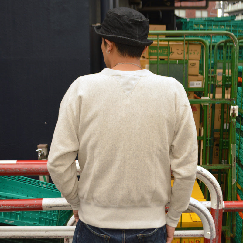Champion / True to Archives "C3-Q041" REVERSE WEAVE 1ST PATENT CREWNECK SWEATSHIRT