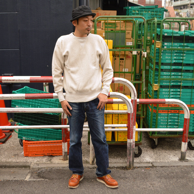 Champion / True to Archives "C3-Q041" REVERSE WEAVE 1ST PATENT CREWNECK SWEATSHIRT