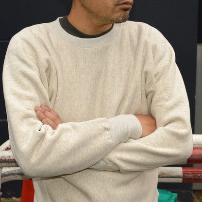 Champion / True to Archives "C3-Q042" REVERSE WEAVE 2ND PATENT CREWNECK SWEATSHIRT