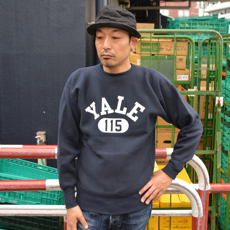 Champion / True to Archives "C3-S026" REVERSE WEAVE CREW NECK SWEAT YALE