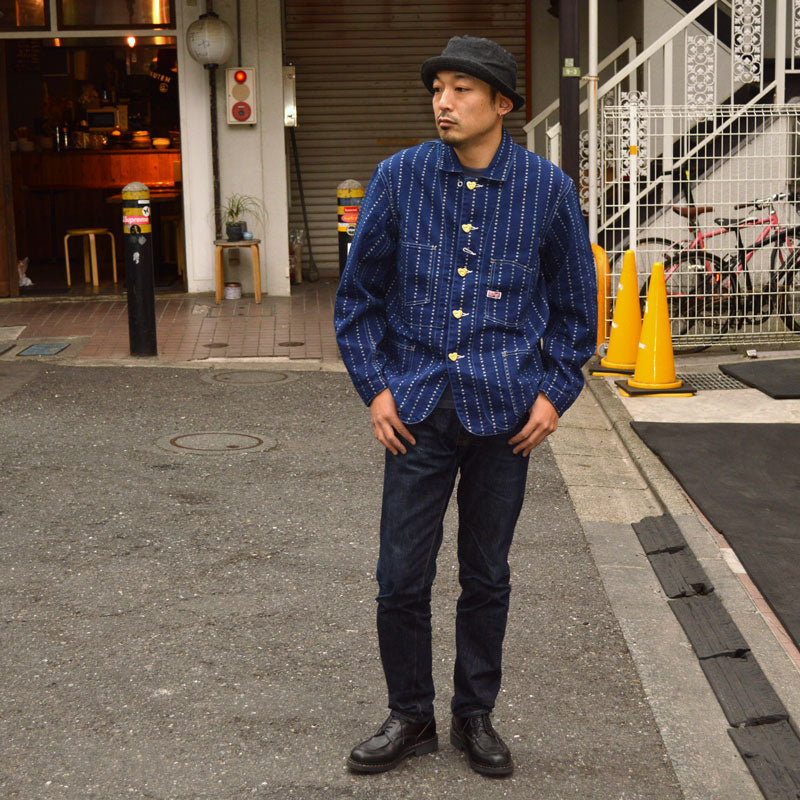 【美品】TCB Cathartt Chore Coat Paw Stripe Cathartt Chore Coat Brown Paw Stripe | TCB jeans