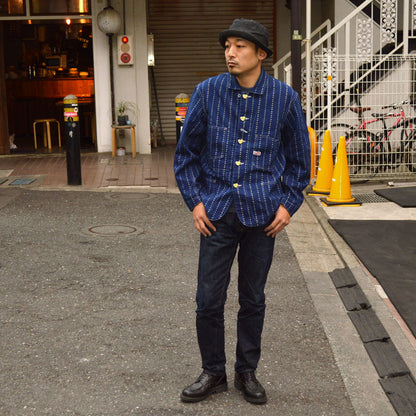 TCB jeans "Cathartt Chore Coat Paw Stripe"