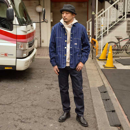 TCB jeans "Cathartt Chore Coat Paw Stripe"