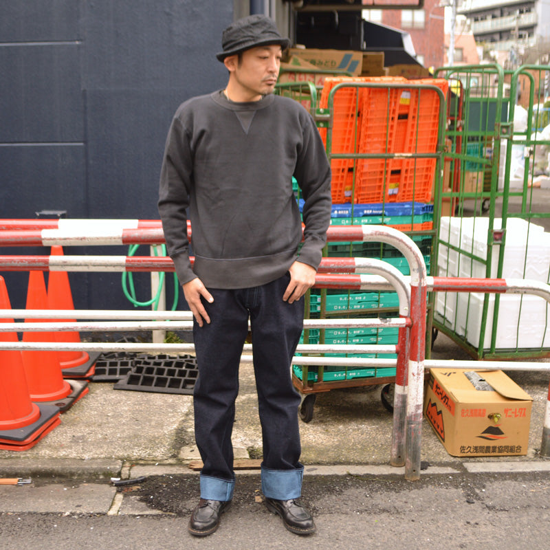 STUDIO D'ARTISAN "D1926" KYOTO AQUA INDIGO JEANS