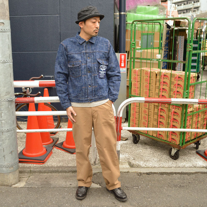 STUDIO D'ARTISAN "D4603" Dubble Indigo Denim Jacket