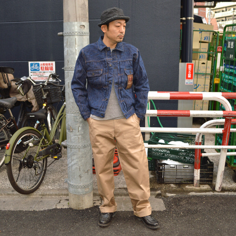 STUDIO D'ARTISAN "D4615" AWA SYOUAI KAKISHIBU Denim Jacket