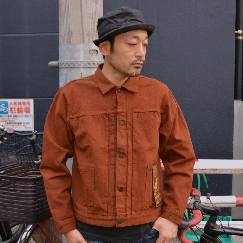 STUDIO D'ARTISAN "D4631" Amami Oshima Mud-Dyed GL3 Denim Jacket