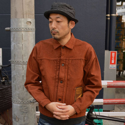 STUDIO D'ARTISAN "D4631" Amami Oshima Mud-Dyed GL3 Denim Jacket
