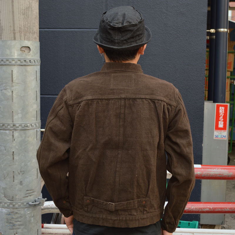 STUDIO D'ARTISAN "D4631" Amami Oshima Mud-Dyed GL3 Denim Jacket