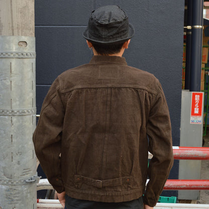 STUDIO D'ARTISAN "D4631" Amami Oshima Mud-Dyed GL3 Denim Jacket