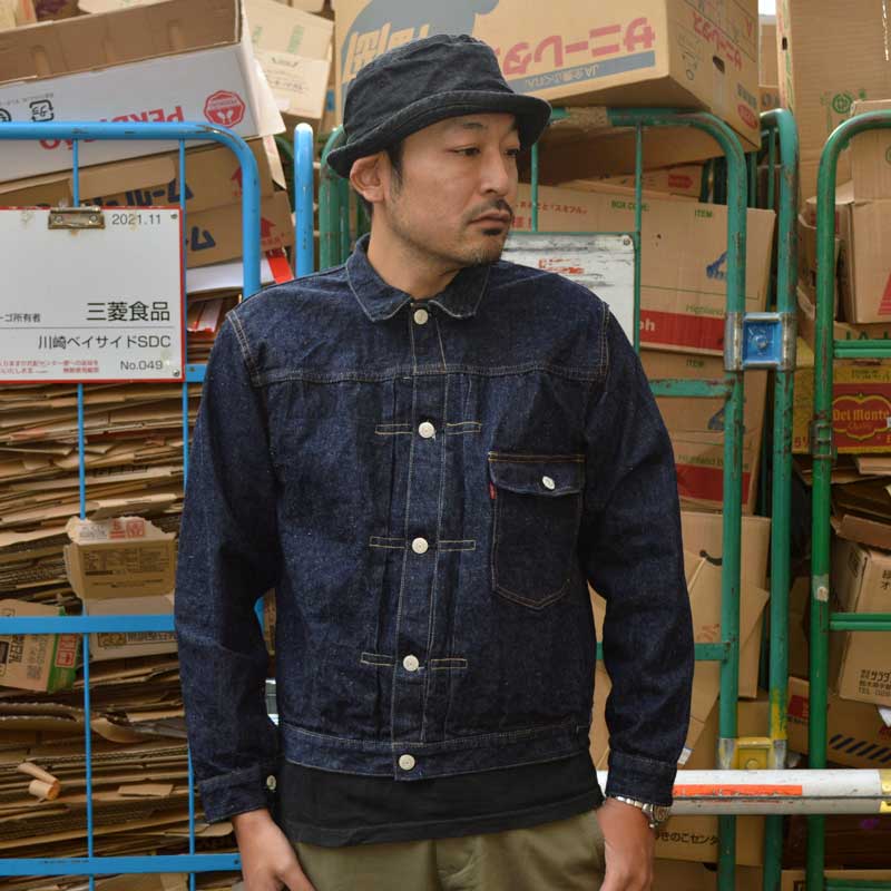 DUCK DIGGER (WARE HOUSE) "Lot.DD-2001" T BACK STYLE DENIM JACKET 1ST TYPE