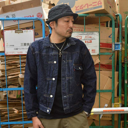 DUCK DIGGER (WARE HOUSE) "Lot.DD-2001" T BACK STYLE DENIM JACKET 1ST TYPE