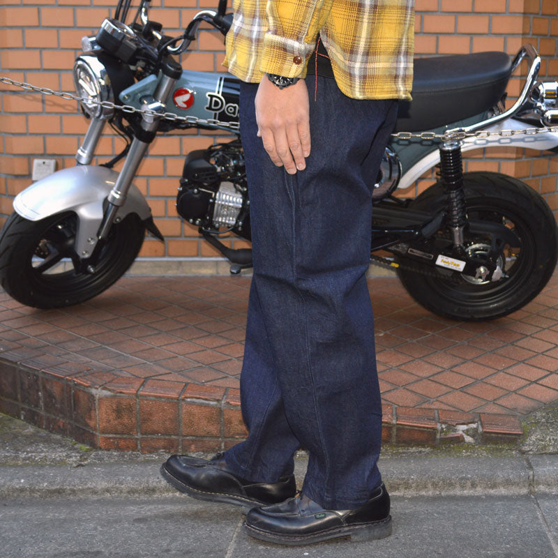 FOB FACTORY "F0508" DENIM TRACK PANTS