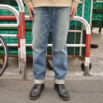 FOB FACTORY "F153(Used Wash)" 14.75oz SELVEDGE DENIM TAPERED 5P