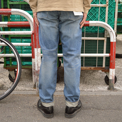 FOB FACTORY "F153(Used Wash)" 14.75oz SELVEDGE DENIM TAPERED 5P