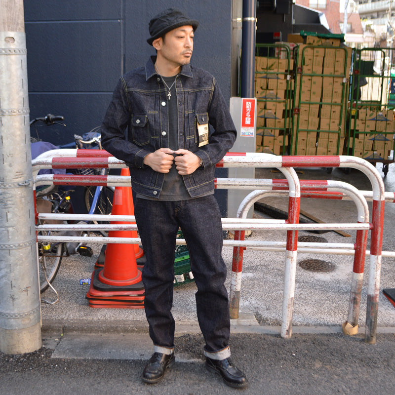 FOB FACTORY "F165-25" 14.75oz GARAGE DENIM 5P
