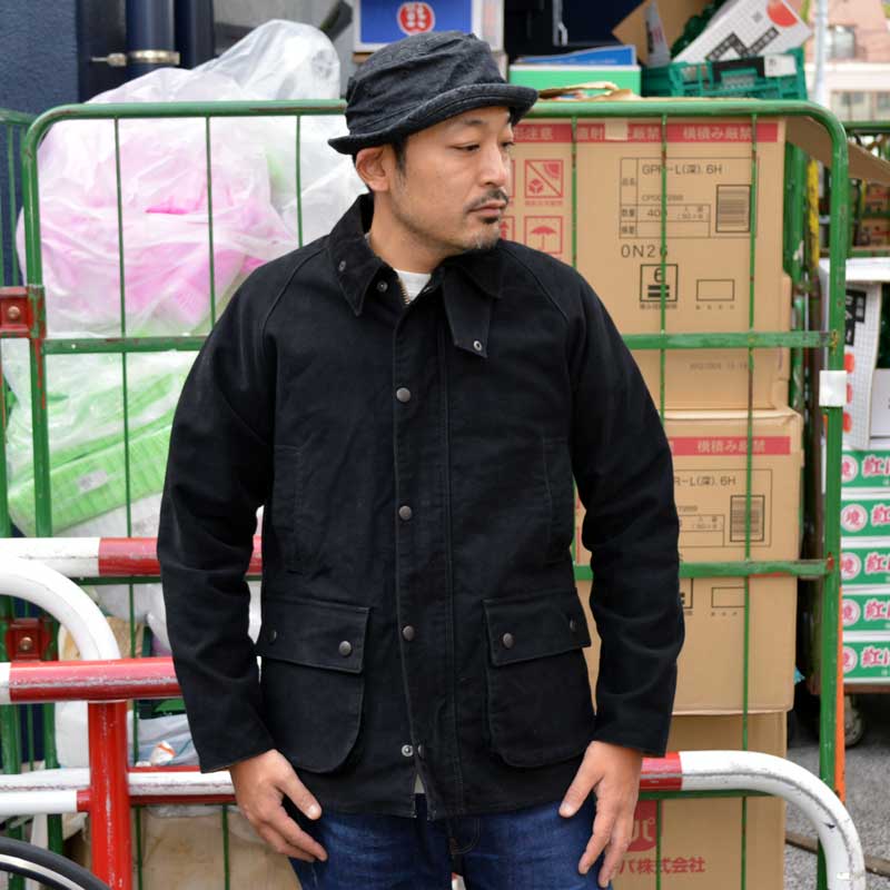 FOB FACTORY "F2361" MOLESKIN RIDING JACKET