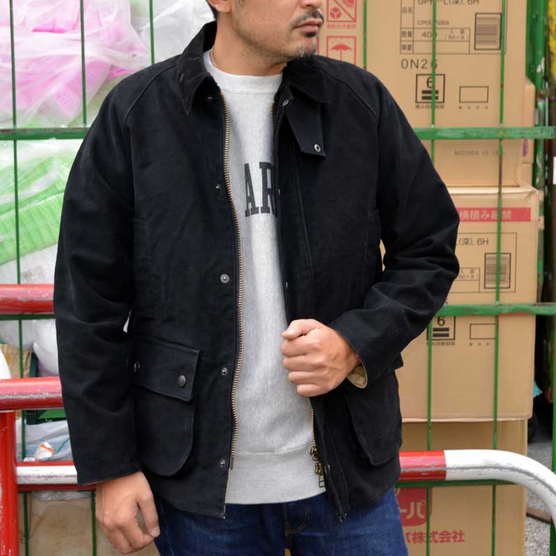 FOB FACTORY "F2361" MOLESKIN RIDING JACKET