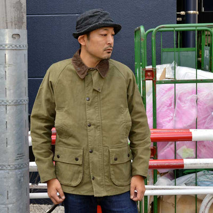 FOB FACTORY "F2361" MOLESKIN RIDING JACKET