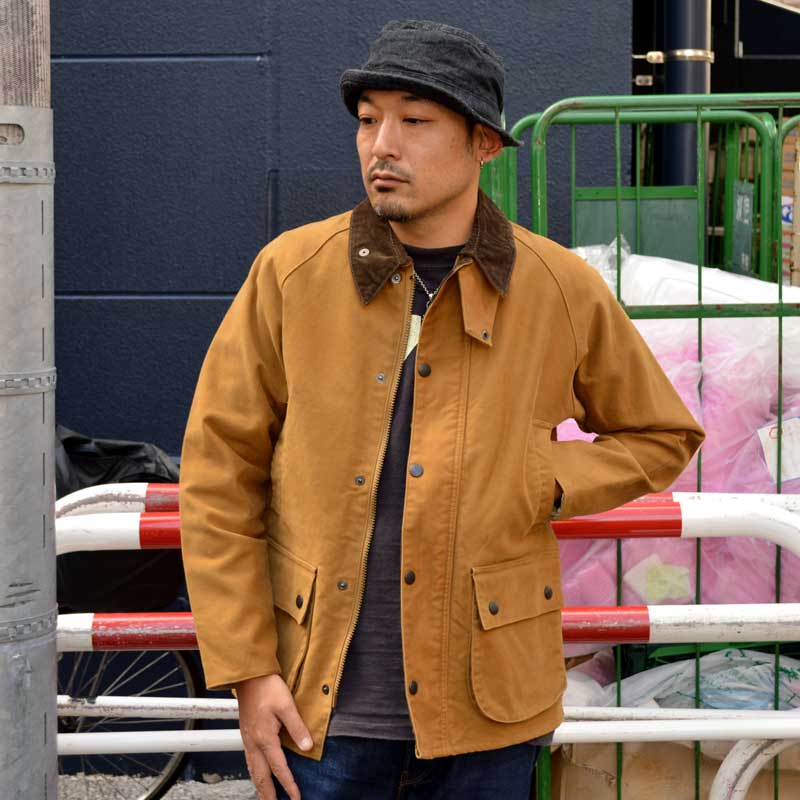 FOB FACTORY "F2361" MOLESKIN RIDING JACKET