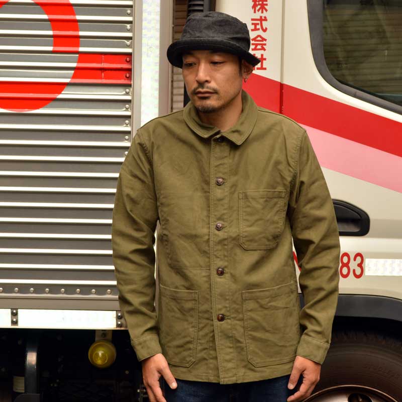 FOB FACTORY "F2373" FRENCH MOLESKIN JACKET