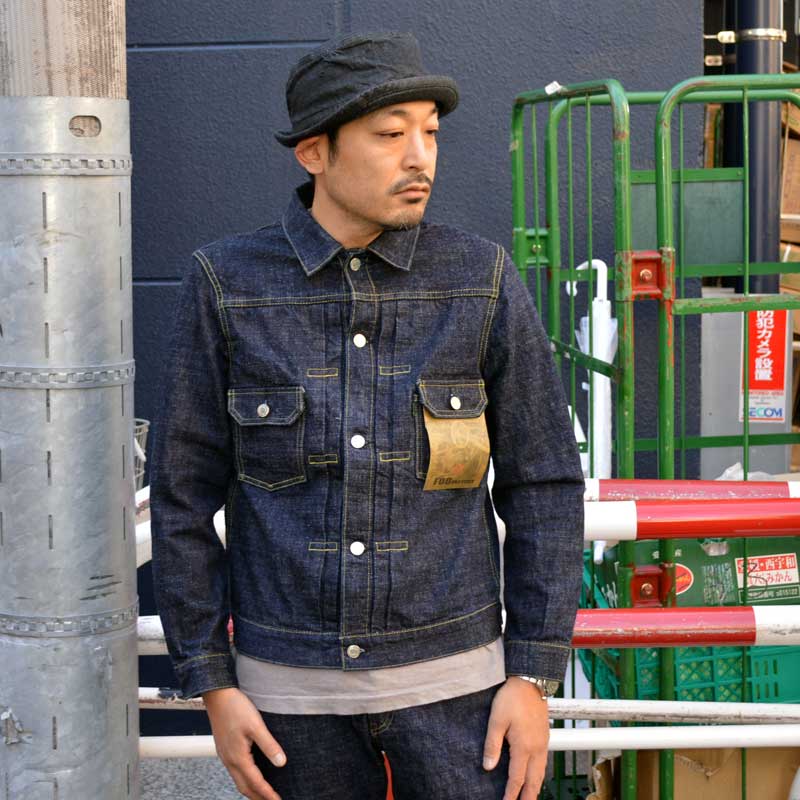 FOB FACTORY "F2378" 14oz G-3 DENIM 2nd JKT