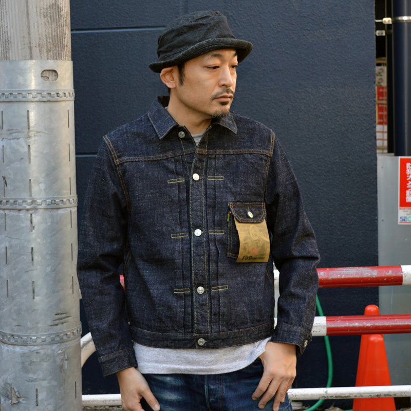 FOB FACTORY "F2400" 14oz G-3 DENIM 1st JK