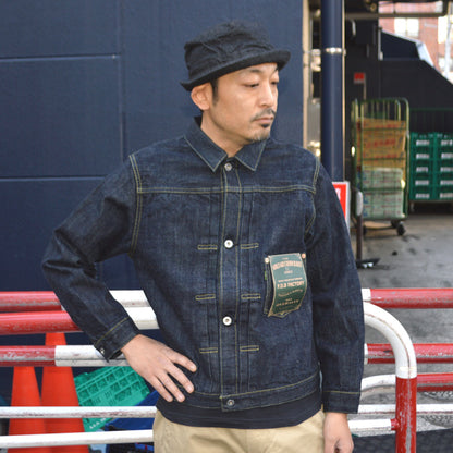 FOB FACTORY "F2460" 14oz WWII Denim Blouse