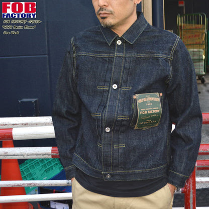FOB FACTORY "F2460" 14oz WWII Denim Blouse