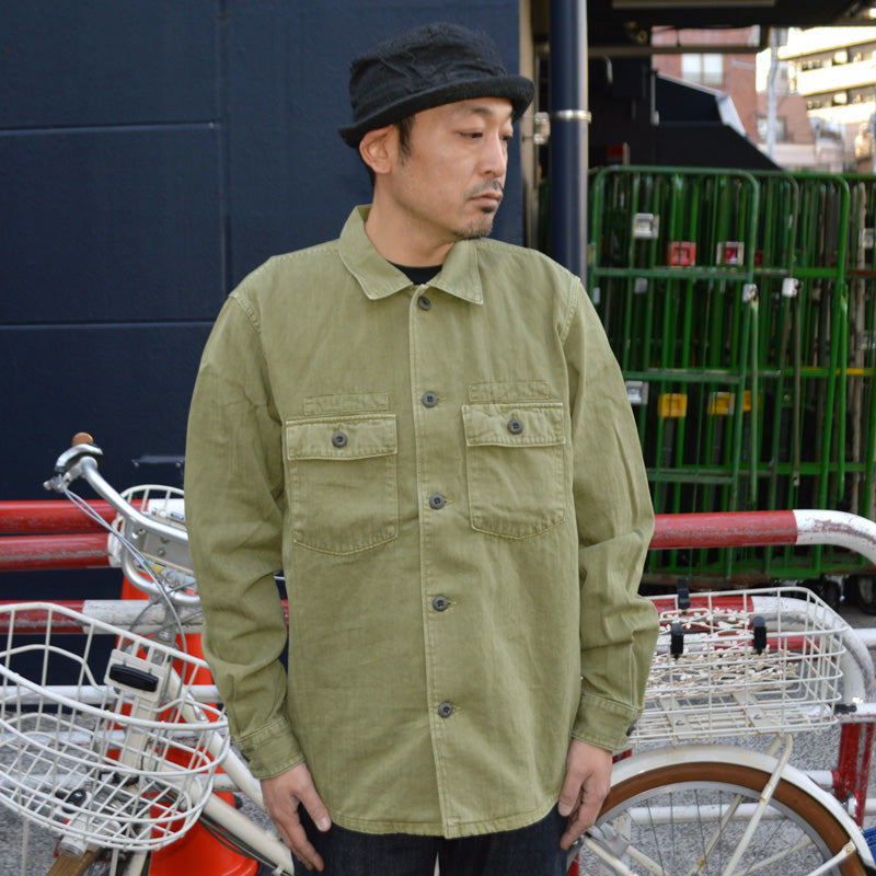 FOB FACTORY "F2461" HBT FATIGUE JACKET