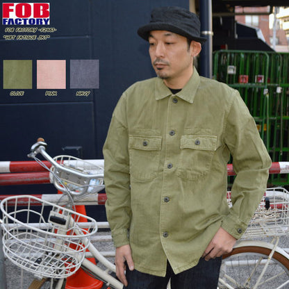 FOB FACTORY "F2461" HBT FATIGUE JACKET