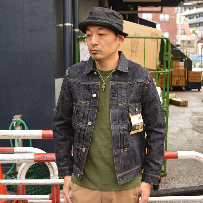 FOB FACTORY "F2464" 15oz SELVEDGE DENIM 2nd JACKET
