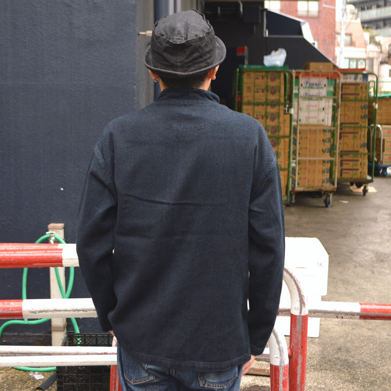 FOB FACTORY "F2468" INDIGO SASHIKO JKT