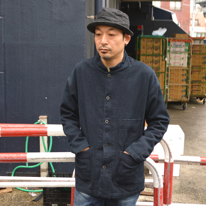 FOB FACTORY "F2468" INDIGO SASHIKO JKT
