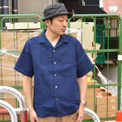 FOB FACTORY､F3508､INDIGO HOLIDAY SHIRT