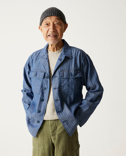 FAR EAST MANUFACTURING "Utility Shirt Herringbone" FEM