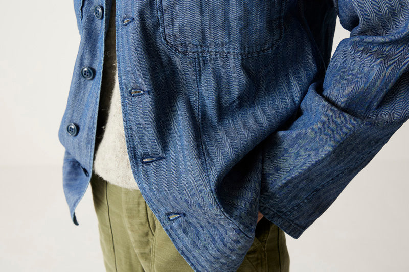 FAR EAST MANUFACTURING "Utility Shirt Herringbone" FEM