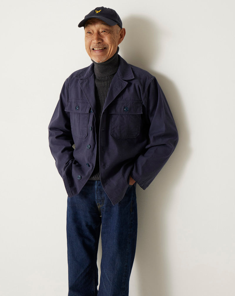 FAR EAST MANUFACTURING "Utility Shirt NAVY" FEM