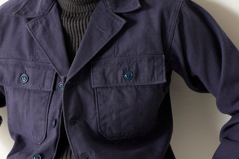 FAR EAST MANUFACTURING "Utility Shirt NAVY" FEM