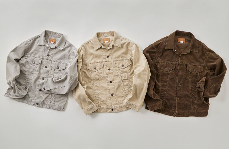 FAR EAST MANUFACTURING "FEM-G002" Trucker Jacket Corduroy FEM